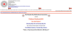 Desktop Screenshot of folklorefestival.ca