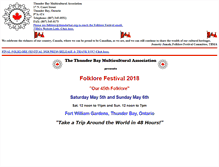 Tablet Screenshot of folklorefestival.ca